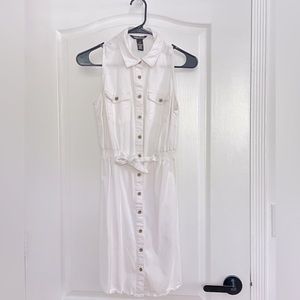 Collared Denim Dress